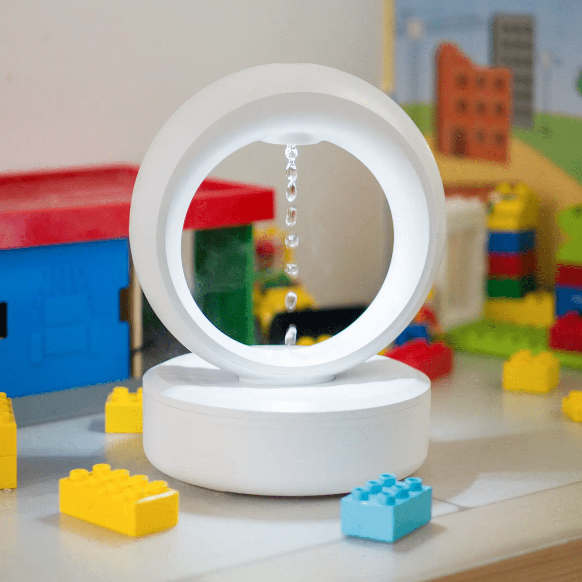 Design-Luftbefeuchter mit LED & Schwebetropfen-Effekt – Touch Control & Flüsterleise