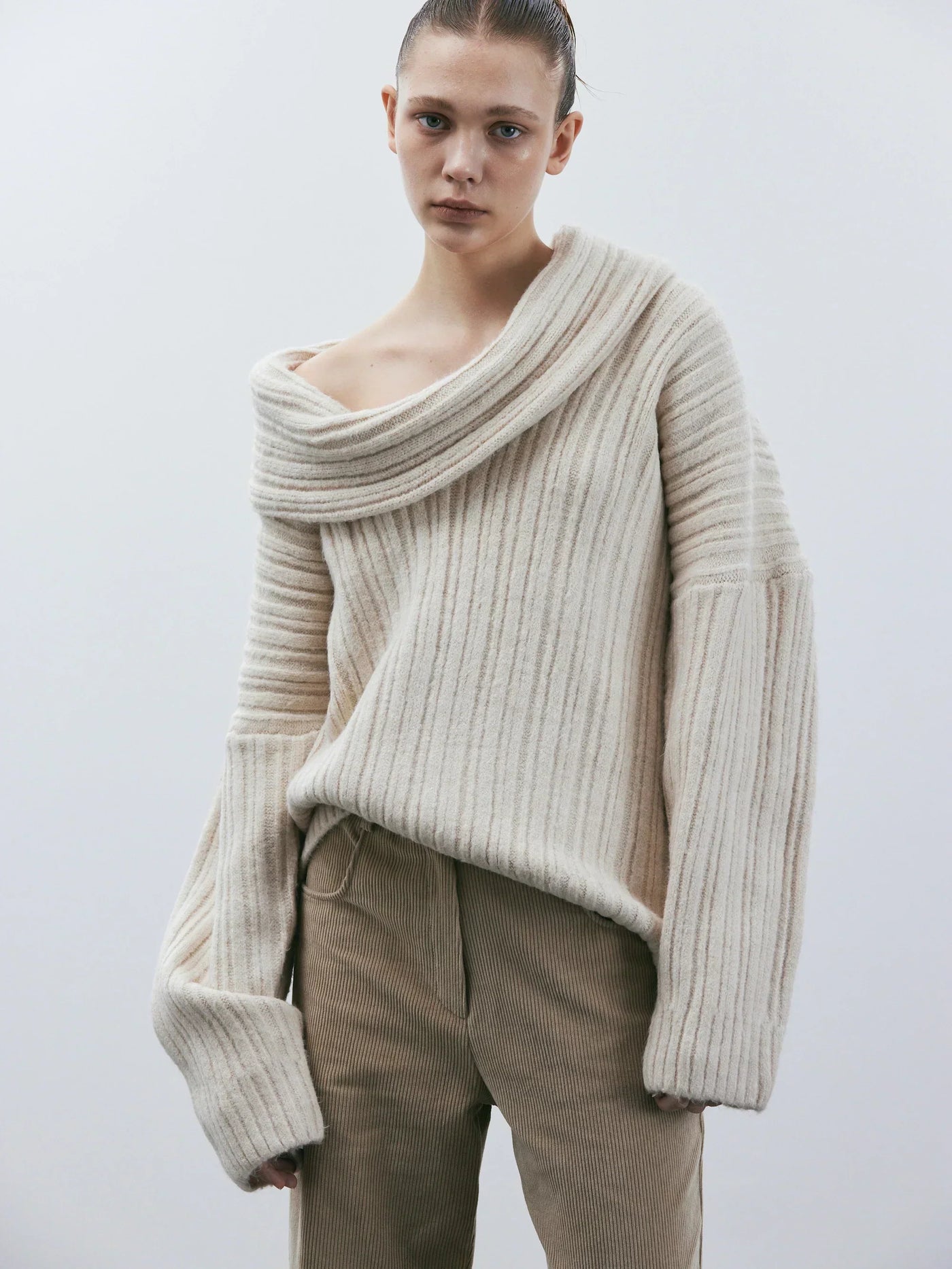 Lamia | Übergroßer Damen Strickpullover