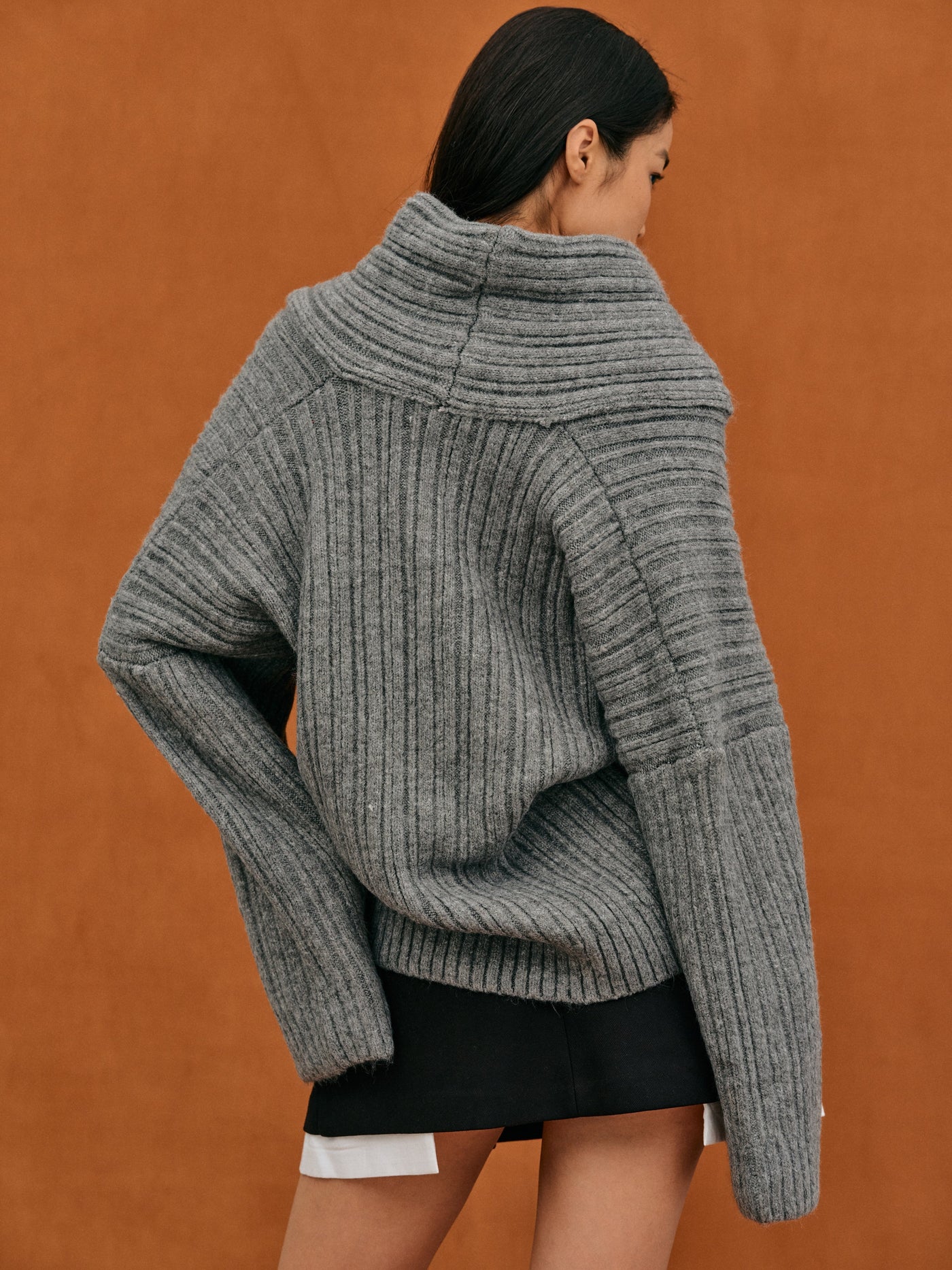 Lamia | Übergroßer Damen Strickpullover