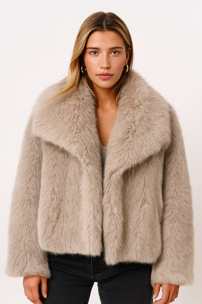 Clara | Bequemer Kunstpelz Mantel für Damen Winter