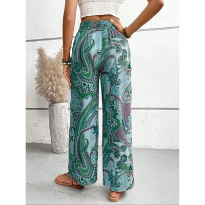 Damenhose Im Boho Stil | Weites Bein