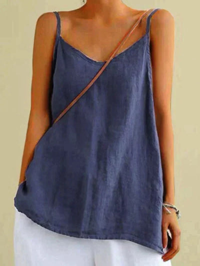 Hedvig - Sommer Leinen Top