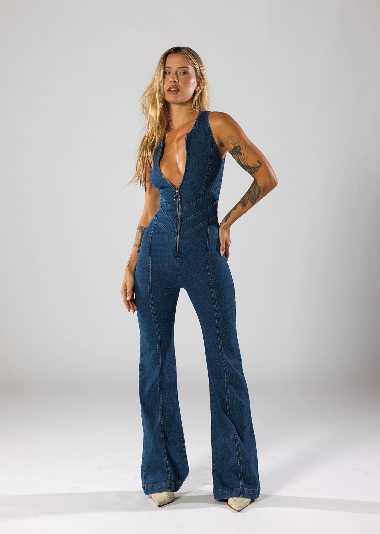 Emmie | Denim Jumpsuit