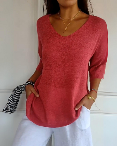 CELIA - OBERTEIL AUS ATMUNGSAKTIVEM BAUMWOLLE