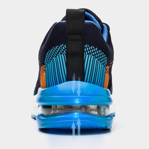 SafeSneakers Blue Air – Sicherheitsschuh, Sportschuh, Arbeitsschuh, Kunststoff, Stahlkappe