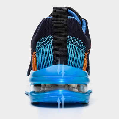 SafeSneakers Blue Air – Sicherheitsschuh, Sportschuh, Arbeitsschuh, Kunststoff, Stahlkappe