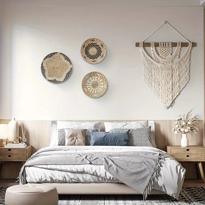 Zendoo | Glamora Boho Rattan Wandkorb