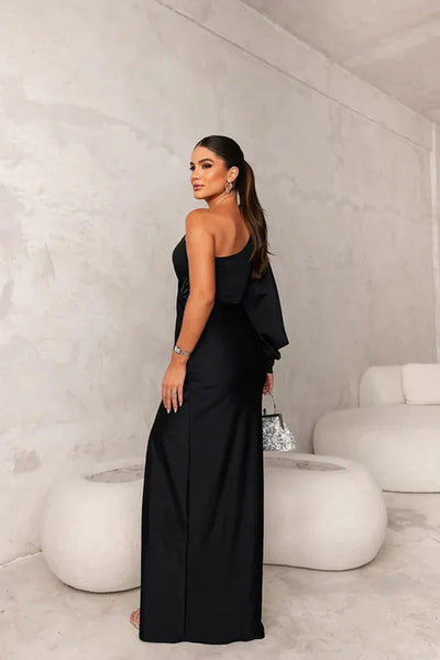 Rebel | Satinkleid – Mühelose Eleganz bei jedem Schritt