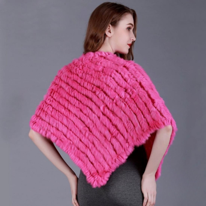 Carla | Luxuriöser, weicher Poncho für Damen