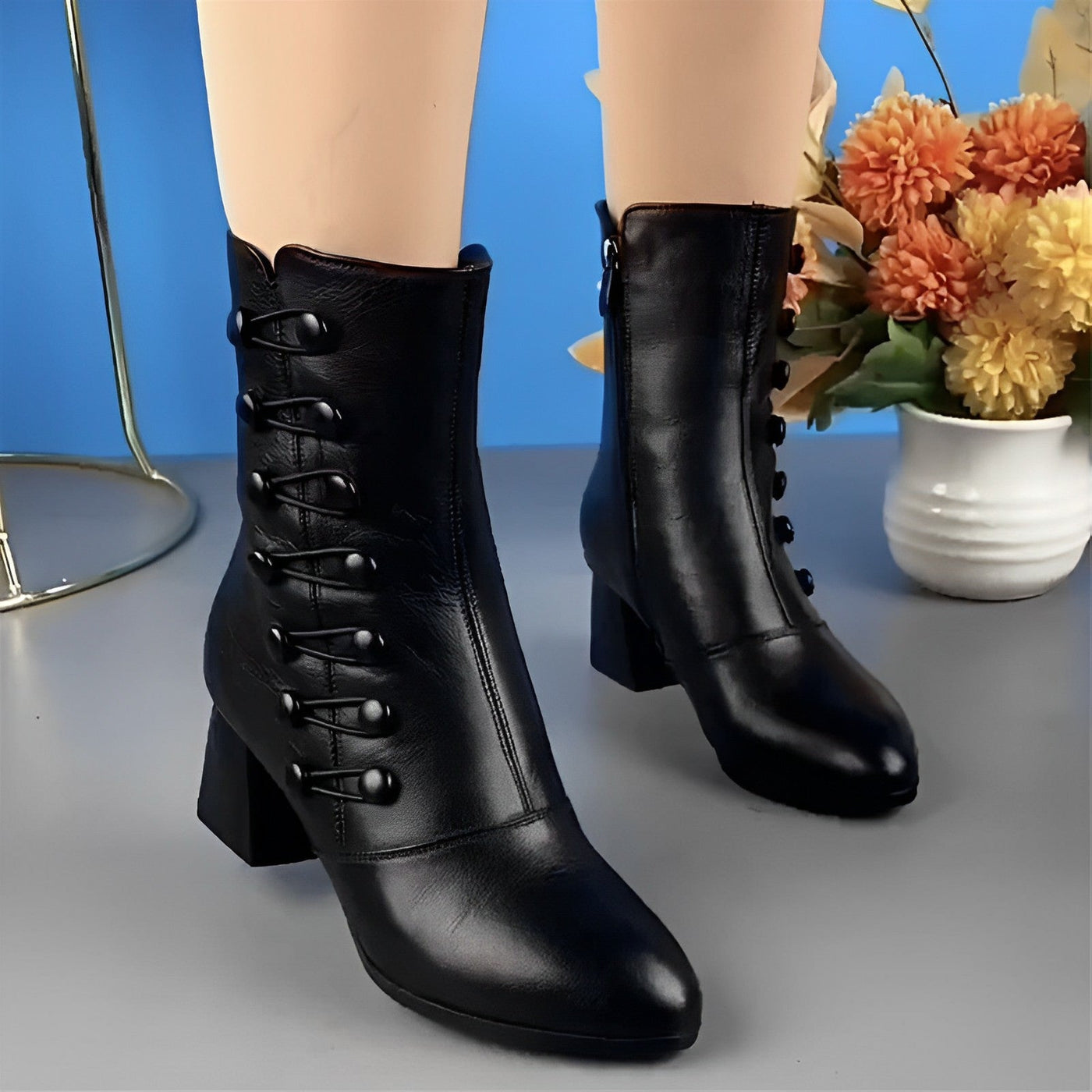 Sabina - Stylische Lederstiefel für Damen