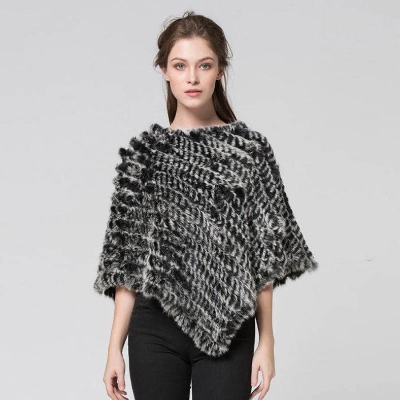 Carla | Luxuriöser, weicher Poncho für Damen
