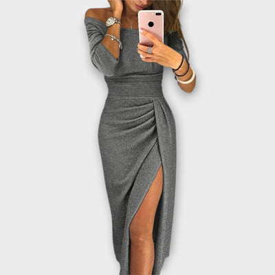 Lenny - Elegantes Off-Shoulder Kleid