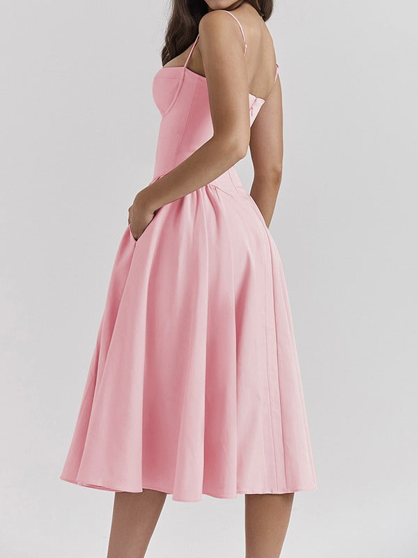 Vivian - Zeitlose Schönheit Midi-Kleid