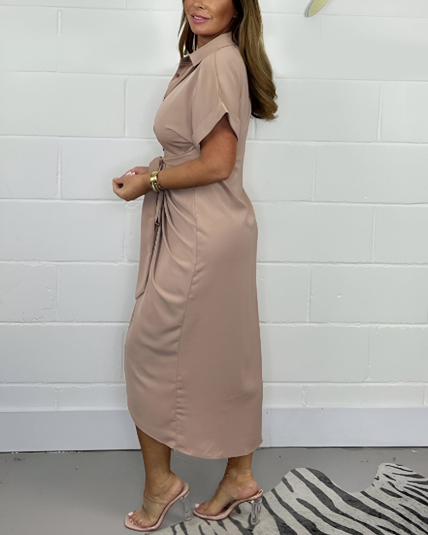 Valerie | Elegantes Plisseekleid