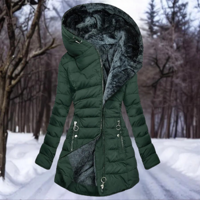 Joslyn - Eleganter warmer Damenparka mit Kapuze