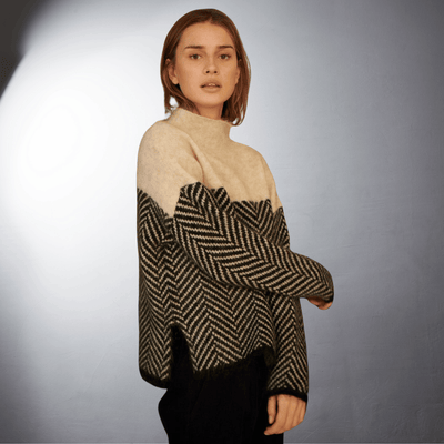 Ebba | Nachhaltiger Baumwoll-Turtleneck-Pullover