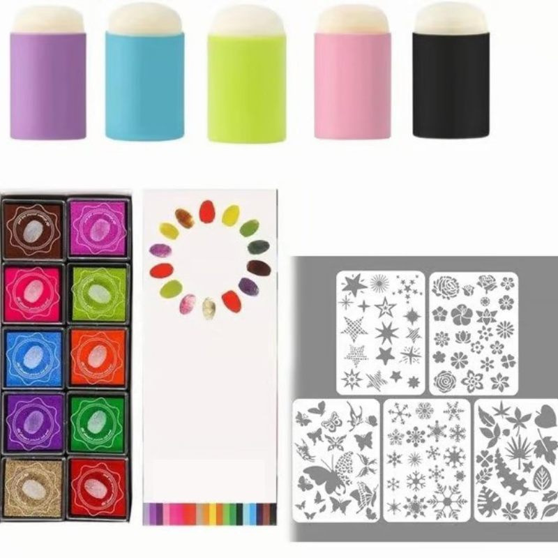 SpongeCraf – Schwammfinger Malkasten