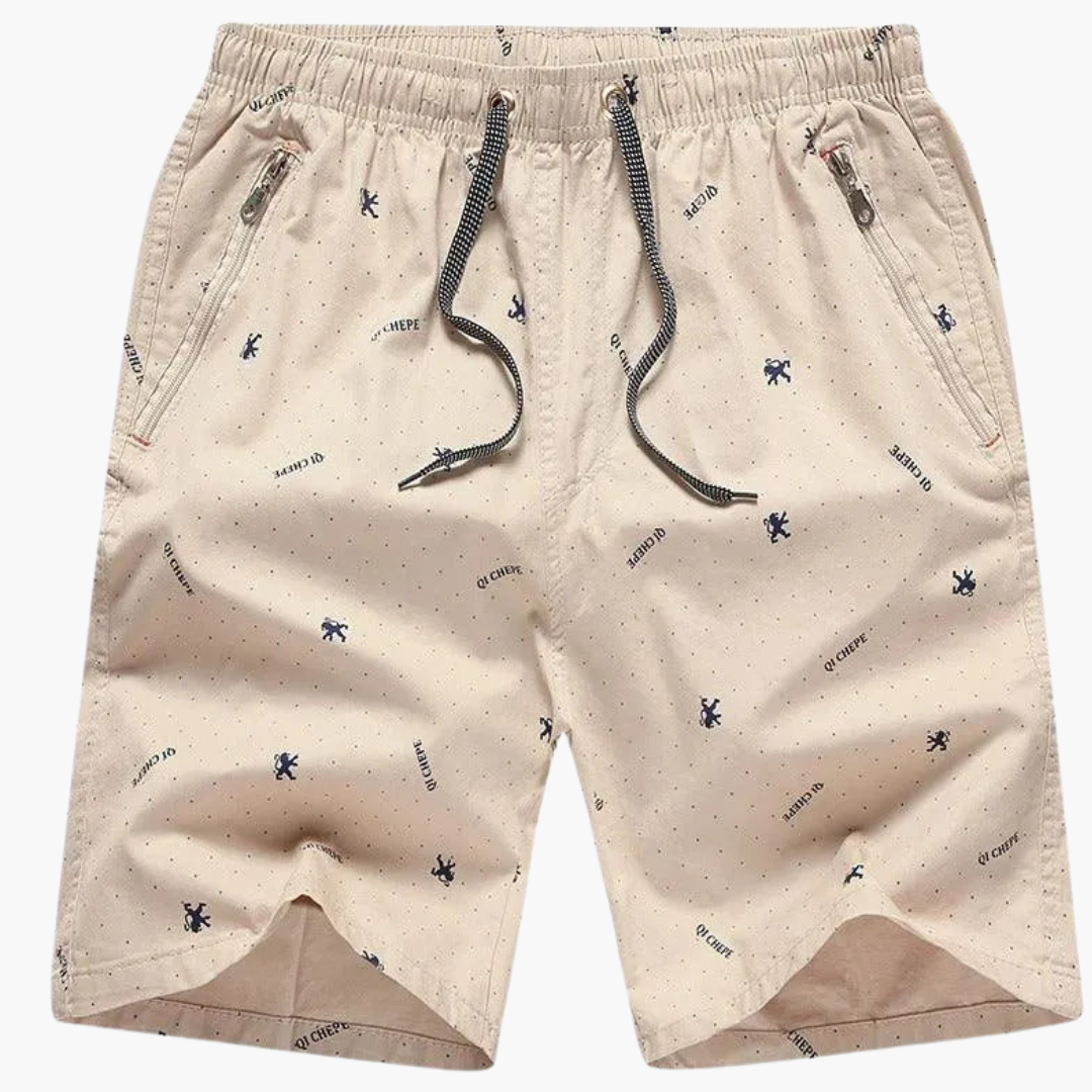 Freizeithose - Herren Shorts mit Reißverschluss Taschen