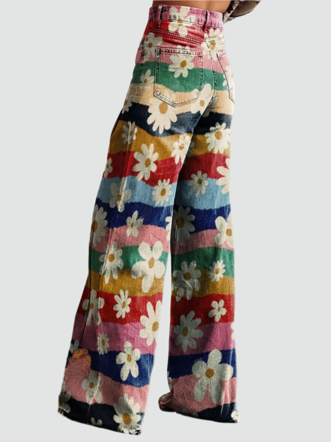 Retro-Blume | Vintage Schlaghosen