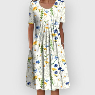 Lucy | Kleid mit Blumenstickerei