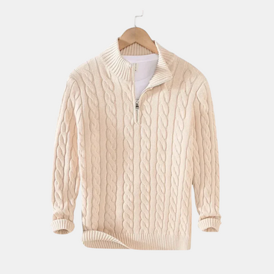 Alessandro™ | Eleganter Pullover mit Reißverschluss