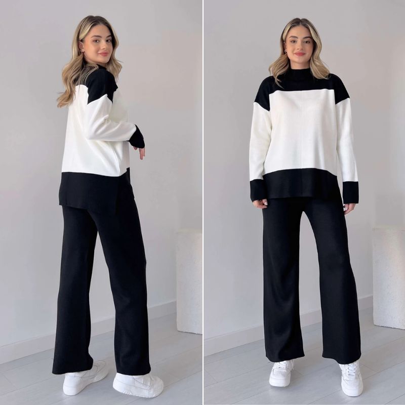 Ofelia™ | Das schicke bicolor Sweatset