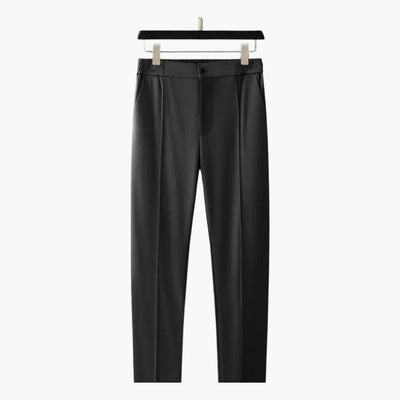 Herren Sommer-Zweiteiler mit Kurzarmhemd und Slim-Fit-Hose