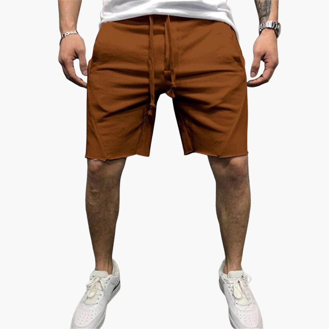Herren Shorts knielang mit Kordelzug für den Sommer