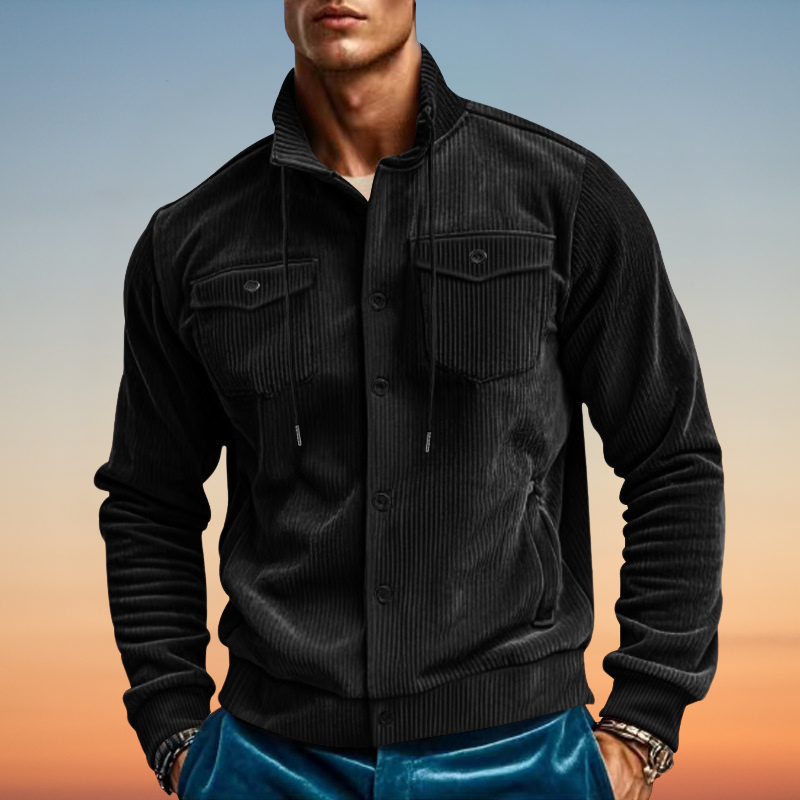 Larry - Jacke Mit Kord Revers