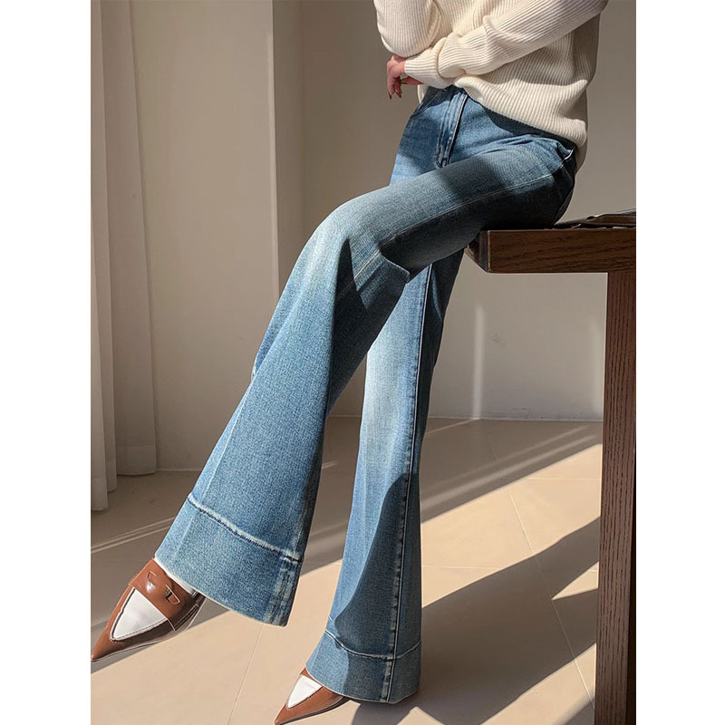 Retro-Washed Jeans im French Style für Damen – Stilvoll & Zeitlos