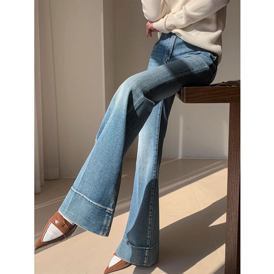 Retro-Washed Jeans im French Style für Damen – Stilvoll & Zeitlos