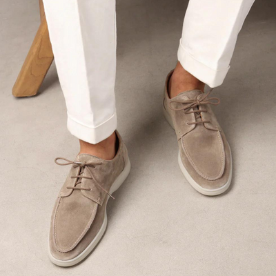 Didas | Luxus Leder Slipper mit Schnürsenkeln für Herren
