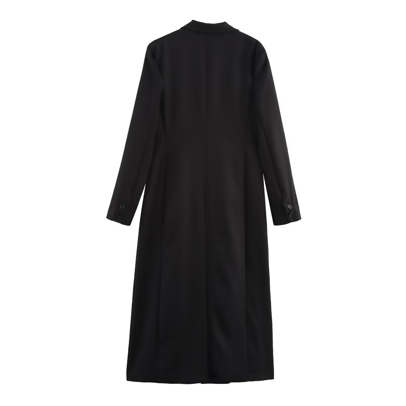 Langer eleganter Damenmantel aus Wolle