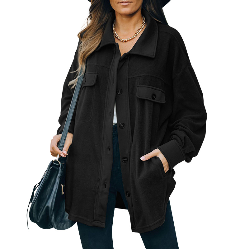 Strickjacke mit Fleece – Stilvolles Jacken-Shirt für Damen