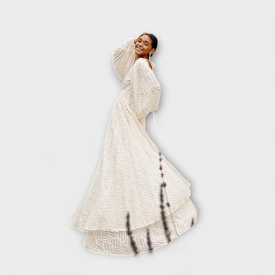 Allegory Elsa Cream Maxi Dress