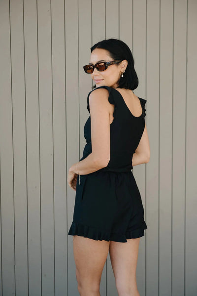 Agnie – Badeanzug mit Rüschen und Bruststütze