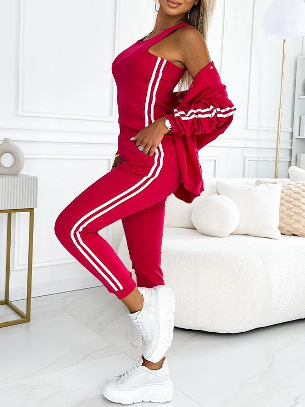 Yasmine - Set aus Baseballjacke und 3-teiligen Hosen