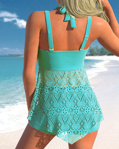 Tracy® | Tankini-Set mit Spitze und Netz