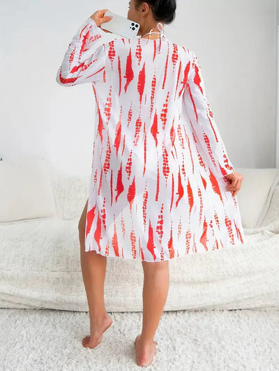 Adela® | Damen Sommer Badeanzug Set Strandkleid