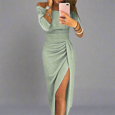 Eliza | Funkelndes Dinnerkleid mit elegantem Hüftschlitz