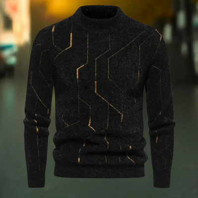 Thom | Stylischer geometrischer Design-Pullover, gemütliche Wärme, perfekte Passform