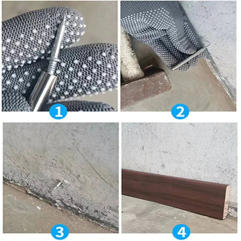 Doppelkopf Sockelleisten Nahtloser Nagel