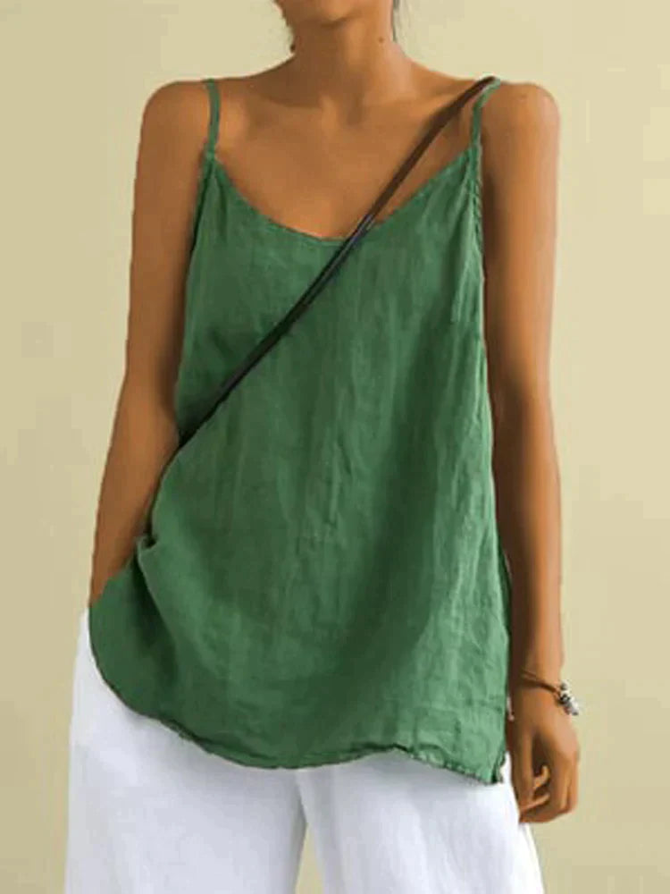 Hedvig - Sommer Leinen Top