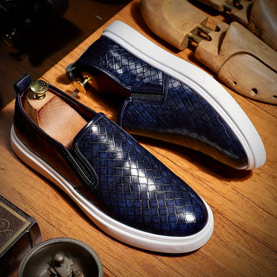 Darius | Premium Graf Leder Slipper für Komfort