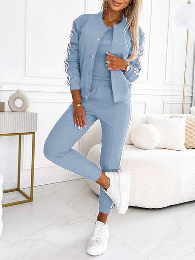 Yasmine - Set aus Baseballjacke und 3-teiligen Hosen