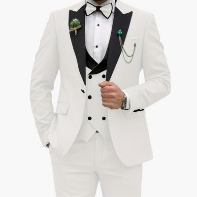 Stylisher Slim Fit Anzug - moderner Look für Herren zur Hochzeit