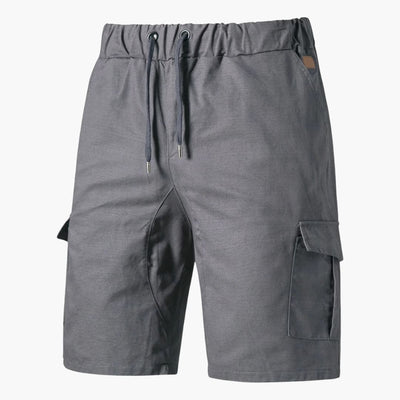 Herren Sommer Cargo Shorts mit Taschen und Kordelzug