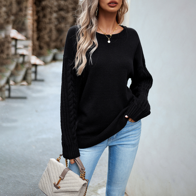Damen Rundhals-Pullover – Modisch & Bequem