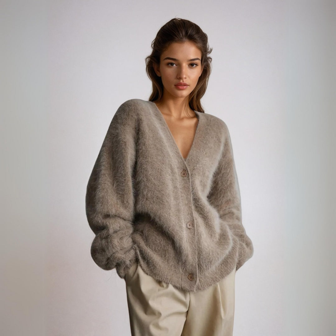 Lina | Warme und weiche Damen-Strickjacke