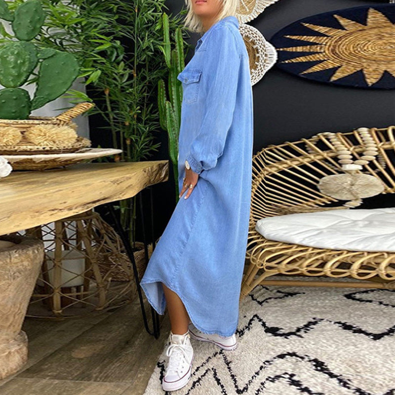 Lina™ – Maxikleid aus Denim